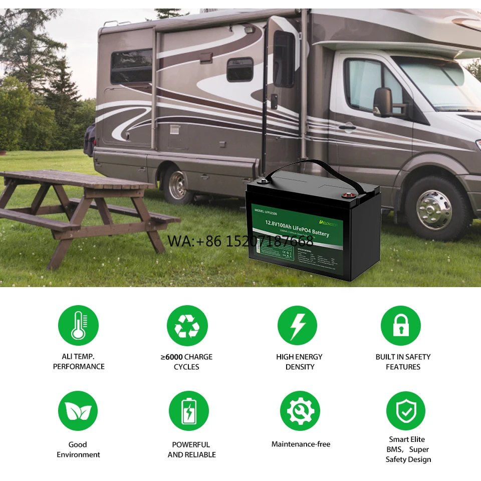 

Lifepo4Литиевый аккумулятор подходит для автодомов, индивидуальная емкость Diy LiFePO4 12 В 100 Ач 120 Ач 150 Ач 200 Ач 300 Ач