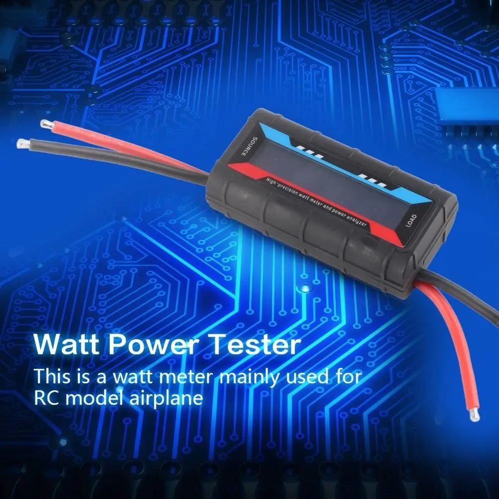 

Высокоточный ваттметр емкостью 150А, цифровой ЖК-экран, измеритель напряжения считывания в реальном времени, измеритель напряжения 4,8 В ~ 60 В, тестер ваттметра