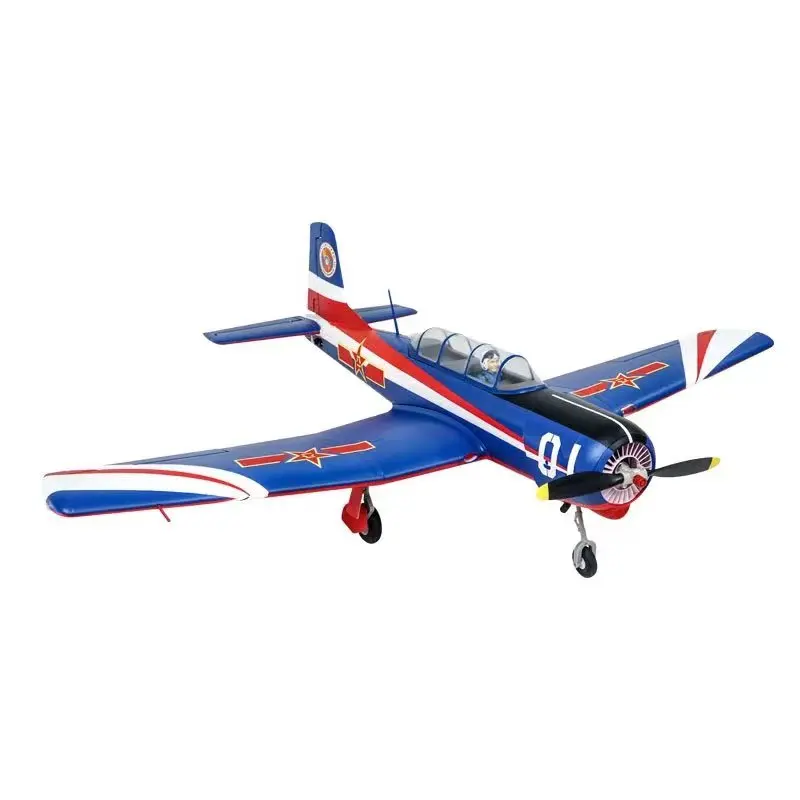 FMSRC 1200MM 1.2M CJ6 CJ-6 RC Airplane Chinese Trainer Beginner PNP with Retracts Radio Control Model Plane Aircraft Avion