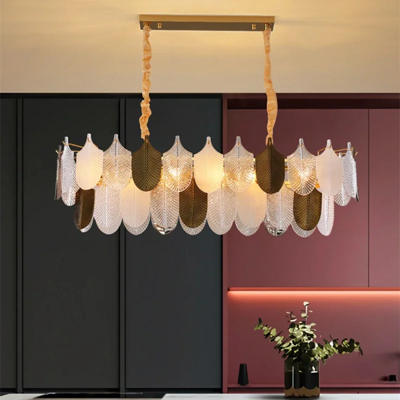 

Led Designer Glass Ceiling Chandelier For Bedroom Living Room Lighting Lustre Suspension Luminaire Acrylic Pendant Lamp