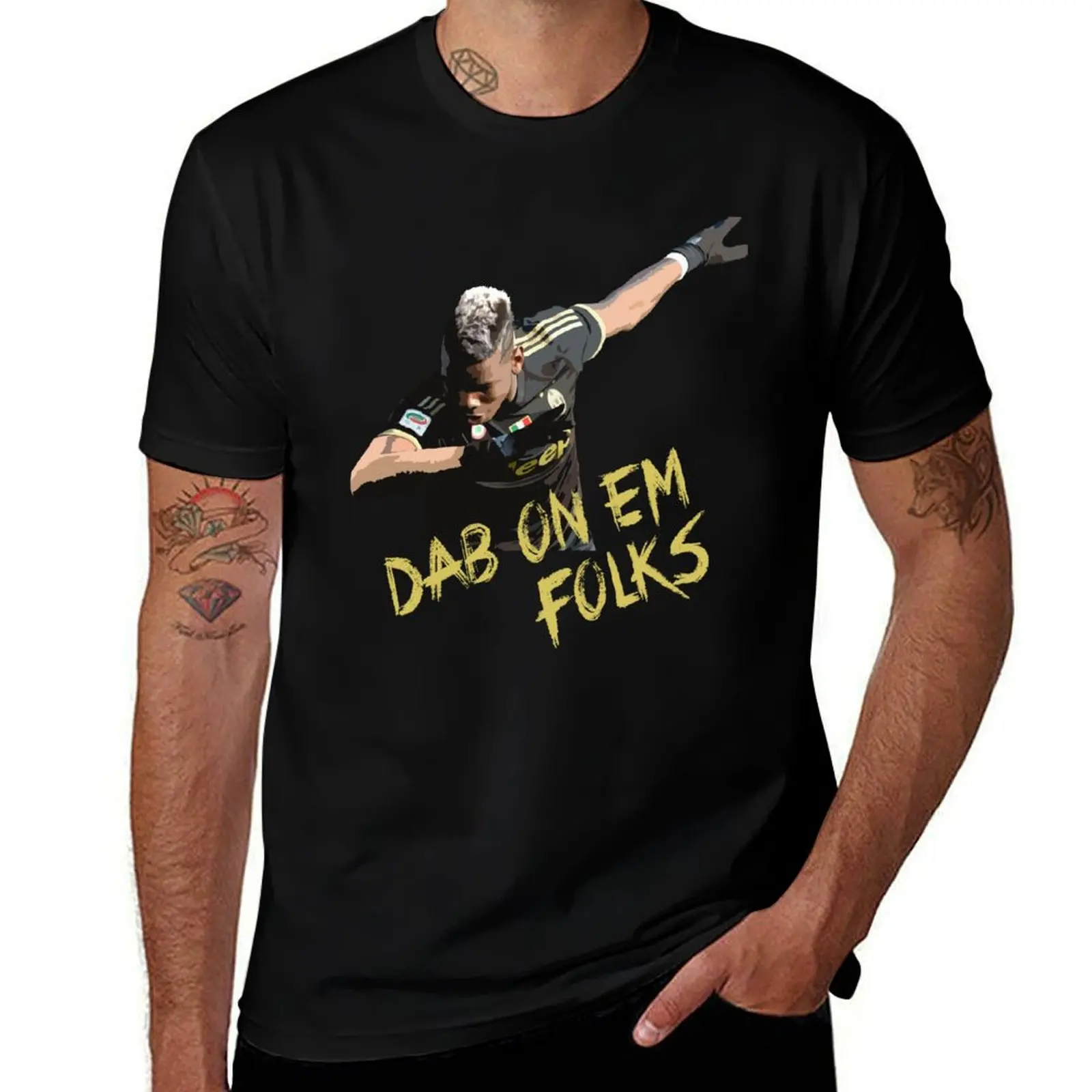 

Pogba - Dab On Em Folks T-Shirt man t shirt heavy cotton funny t shirts cotton man t shirt luxury T-shirt