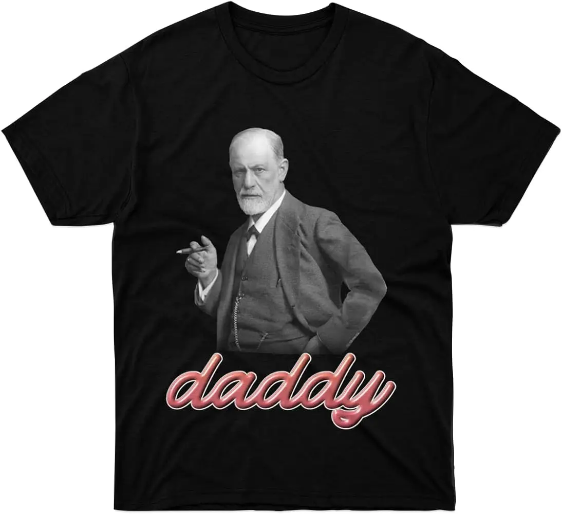 T-Shirt Sigmund Boy Freud Girl Daddy Sleeve Psyhology Friend Design Women Gift for Men Family Unisex