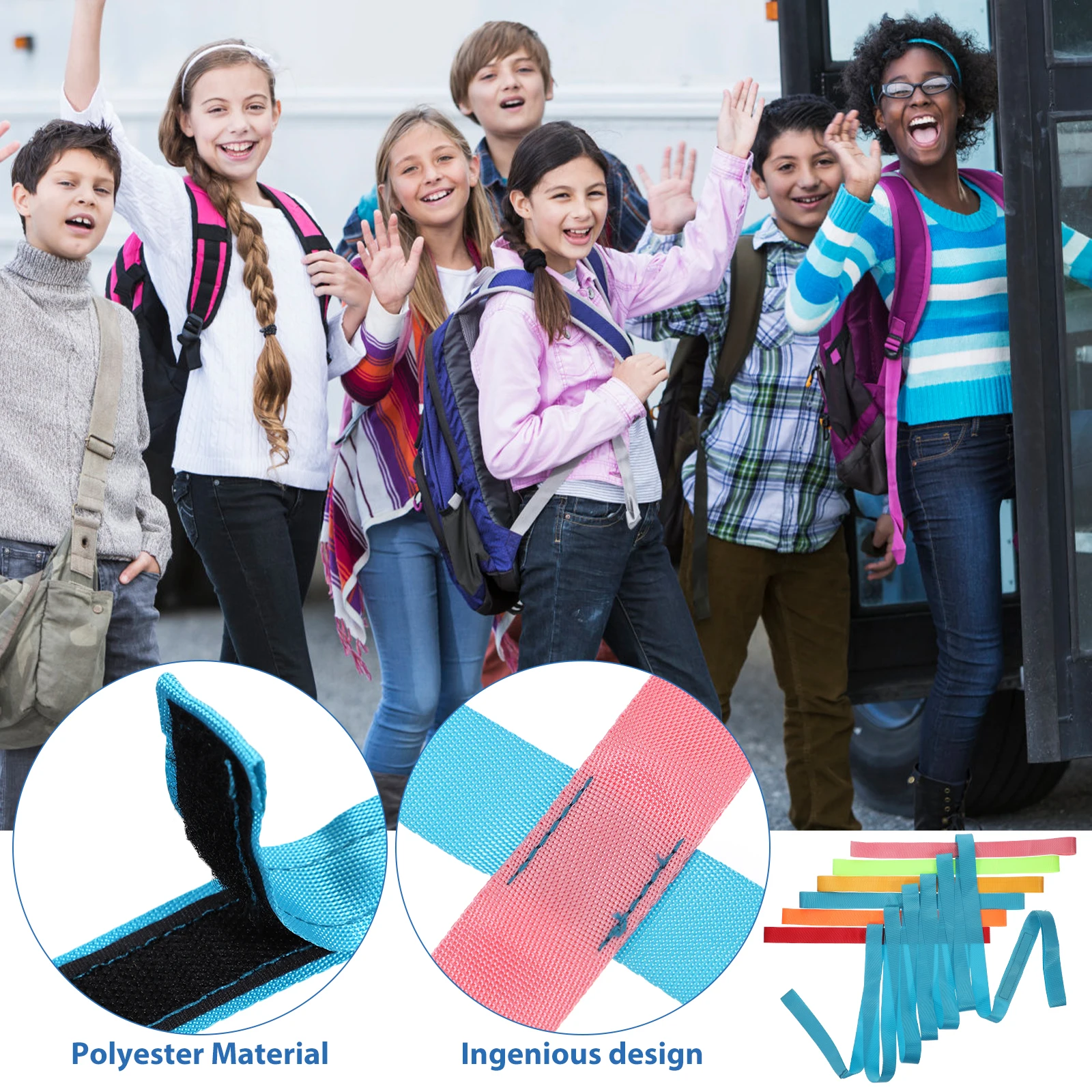 

Safety Walking Rope For Kids Toddler Anti-Lost Harness Belt Infant Traction Rope Kids Harness Leashes For Park Bathroom