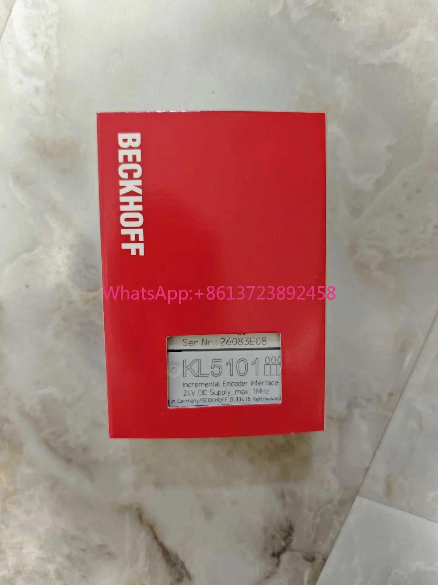 Beckhoff KL5101 Incremental Encoder Interface Module, 24V DC Power Supply
