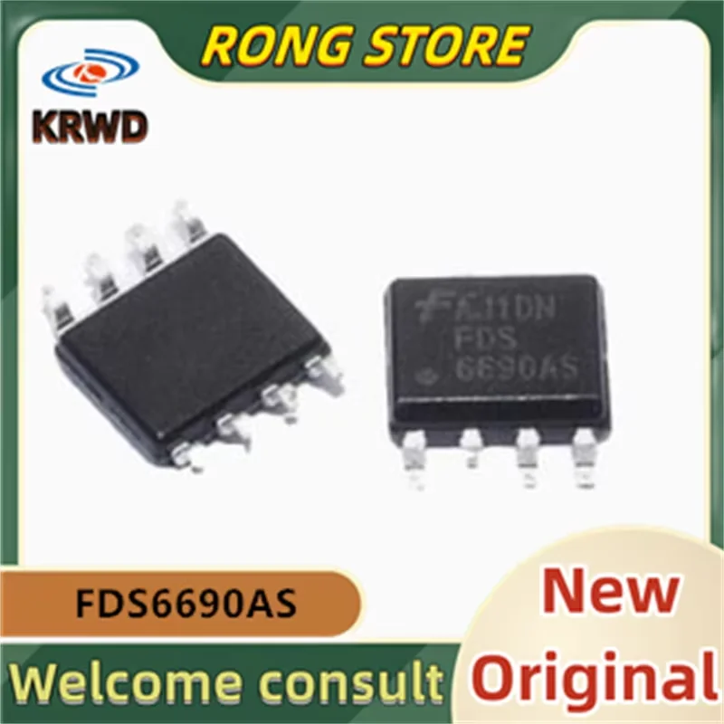 (50PCS) New and Original Chip IC FDS6690AS  6690AS 6690 SOP-8