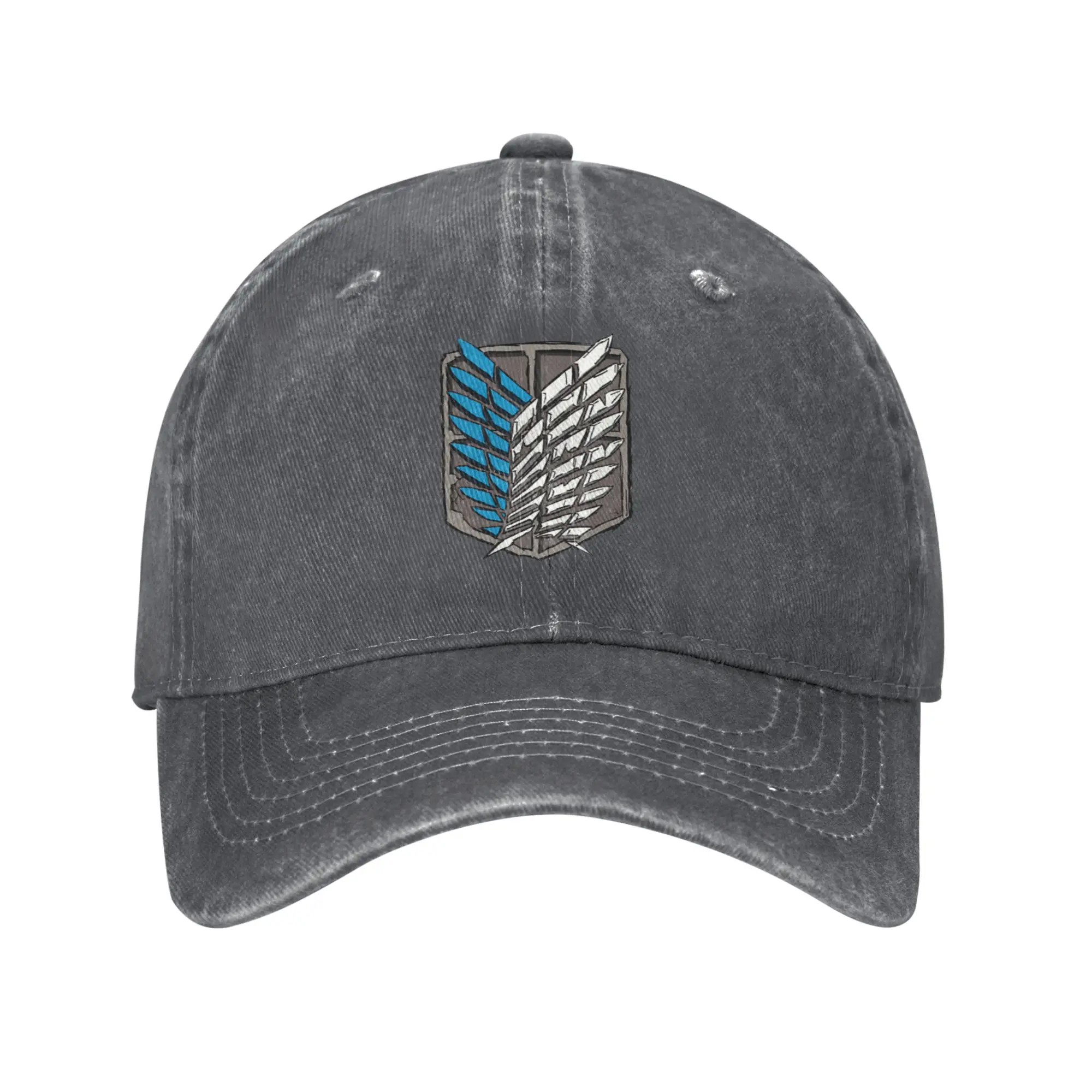 Fashion Survey Corps- Attack on titan baseball cap  Prevents Head Tightness Men's Summer Cap