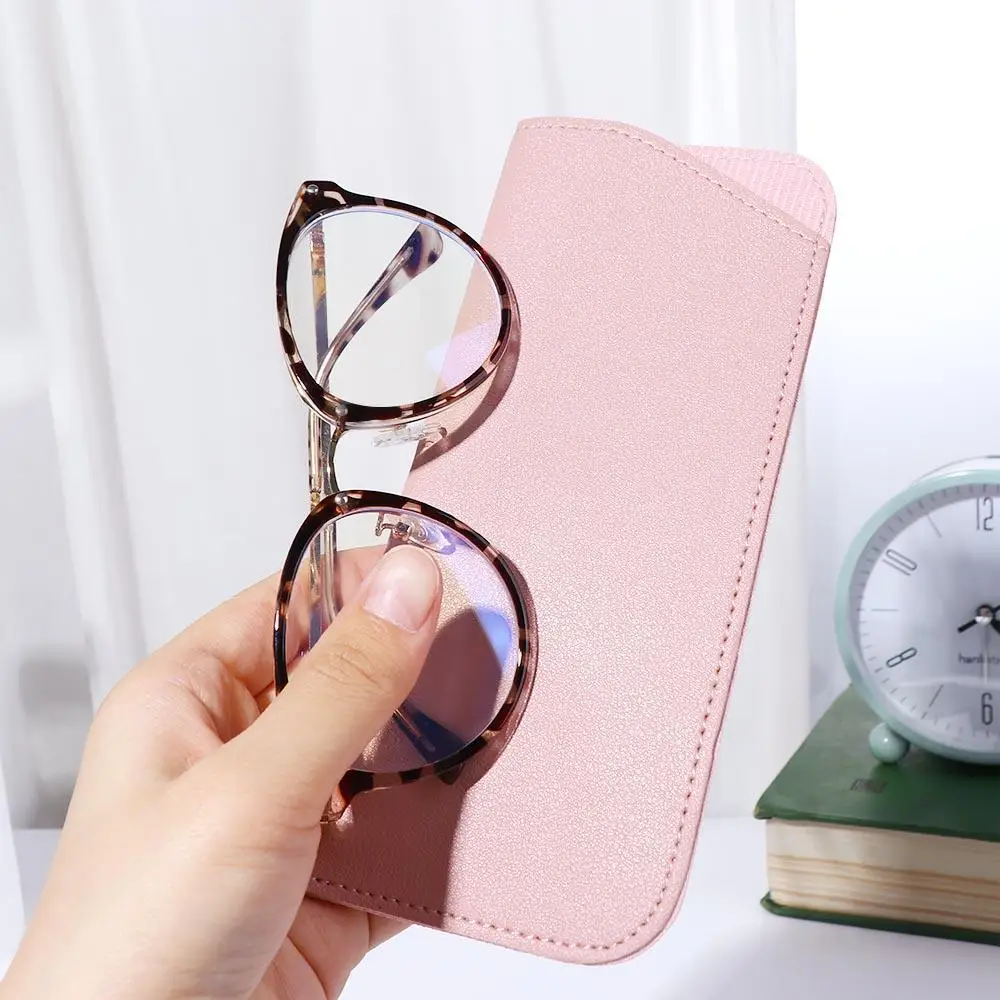 

Protector Containers Glasses Case Eyewear Bag Reading Glasses Case Sunglasses Case Glasses Bags PU Leather Spectacle Case