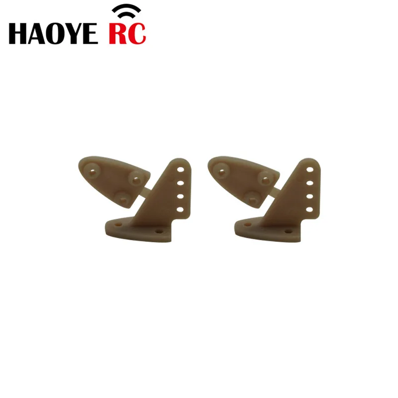 Haoye 20 Pcs Nylon Pin Horn/ Zip Horns Without Screws For RC Airplanes Parts Electric Planes Foam Model Replacement Accessories