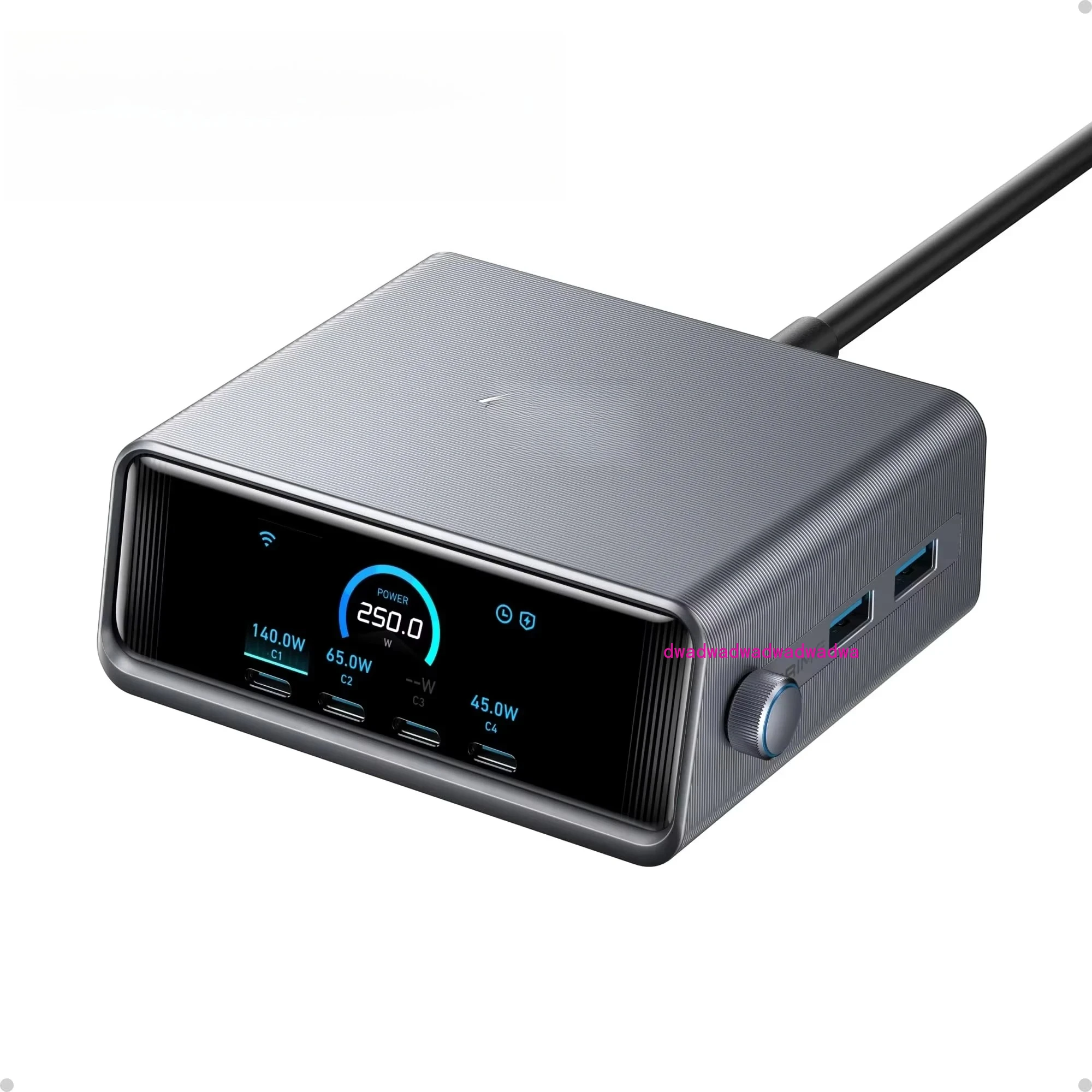 

200W 250W 6 Ports Charging Station USB-C PD Desktop Charger with Quick Charging