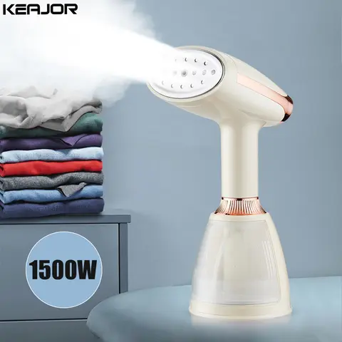 의류 스티머 휴대용 스팀 다리미, 1500W 강력한 핸드헬드 미니 수직 다림질 기계, 가정 여행용 의류 기계 Best5