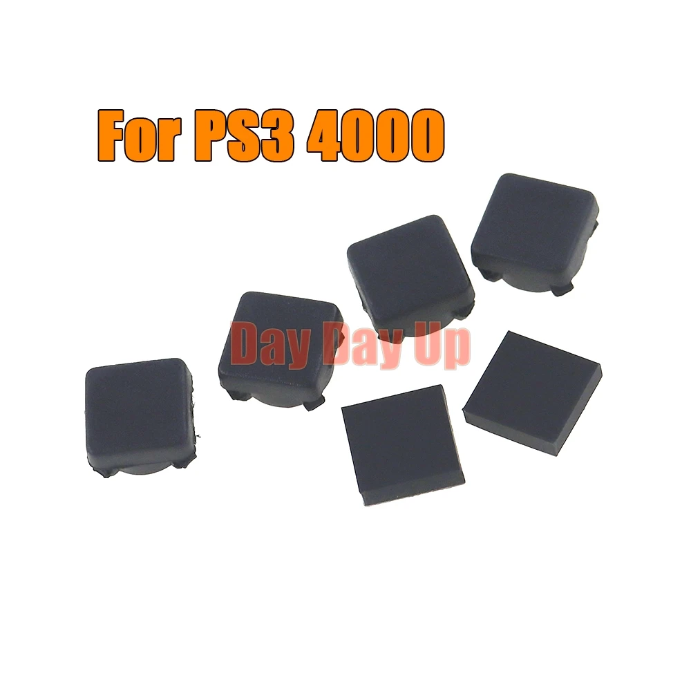 나사 구멍 발 커버 세트, 방진 플러그 플라스틱 하단 나사 커버, PS3 슬림 2000/3000 4000 콘솔용, 1 세트