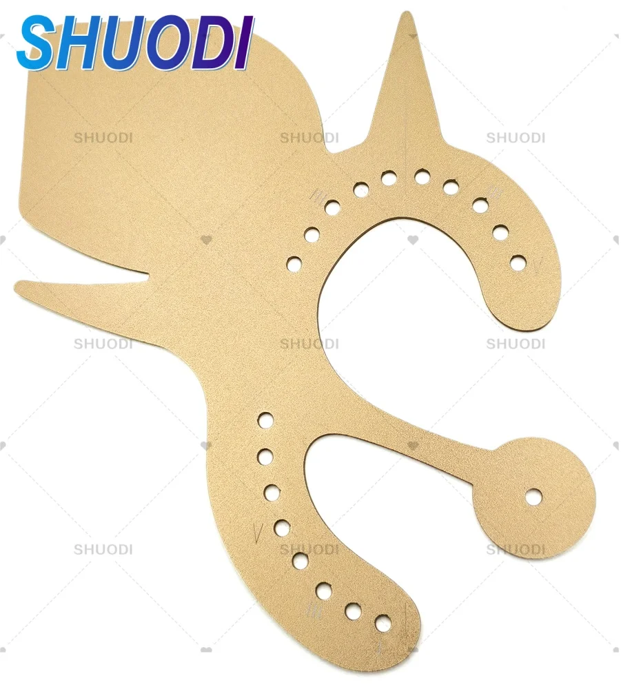 1 قطعة متعددة الوظائف الأسنان المطاط السد لكمة ثقب مجلس المطاط السد أداة سبائك الألومنيوم أداة تبييض الأسنان #5