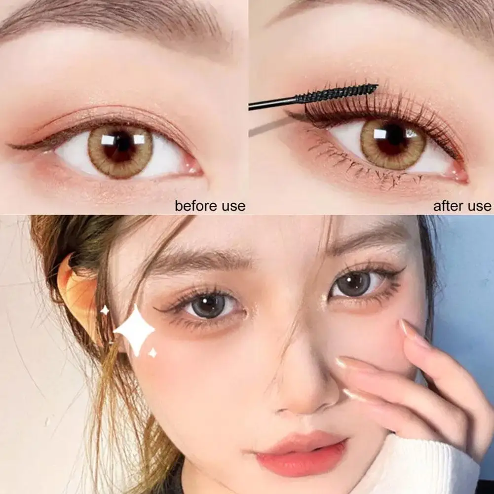 Black Mascara Lengthens Eyelashes Extra Volume Long Lasting Waterproof Natural Lashes Female Professional Makeup Korean Cosmetic