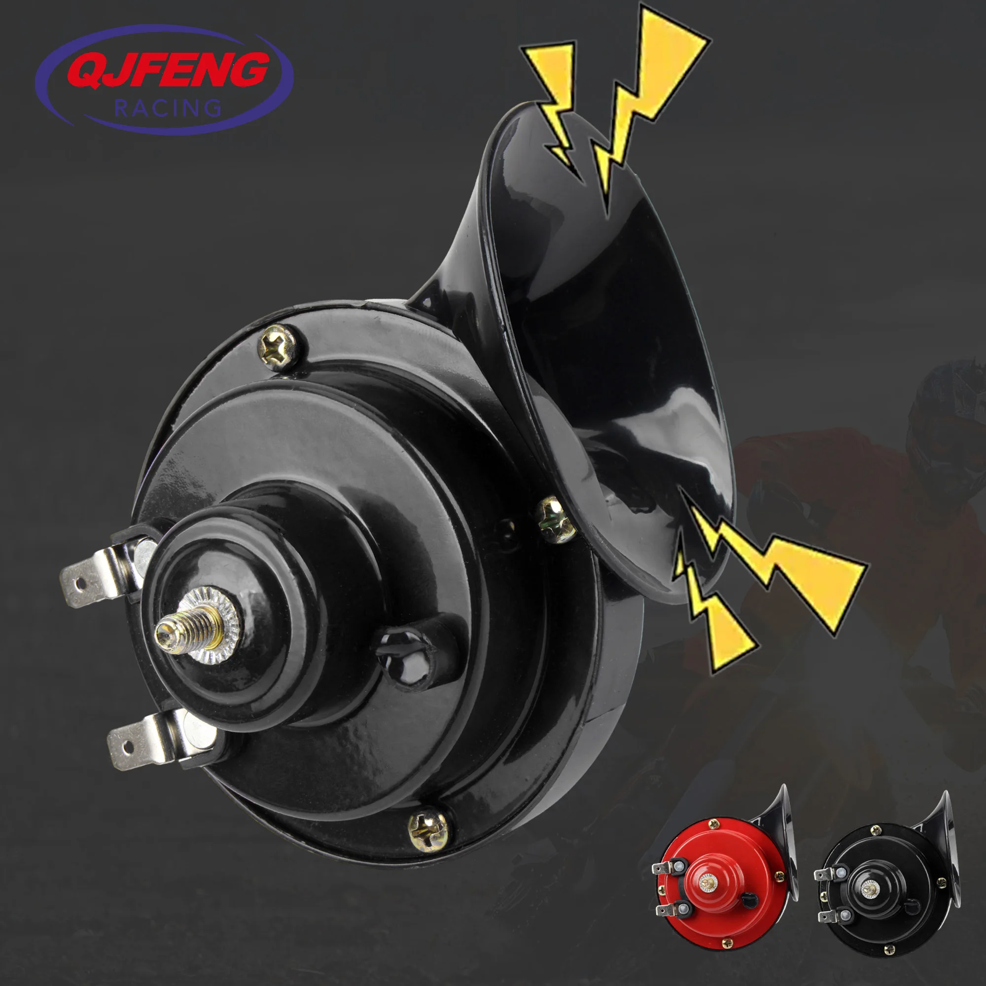 12V 24V Air Schnecke Horn Super Laute Wasserdichte Hörner Für Motorrad Auto Lkw Lkw SUV RV Zug Lkw boot Laute Camper Teile