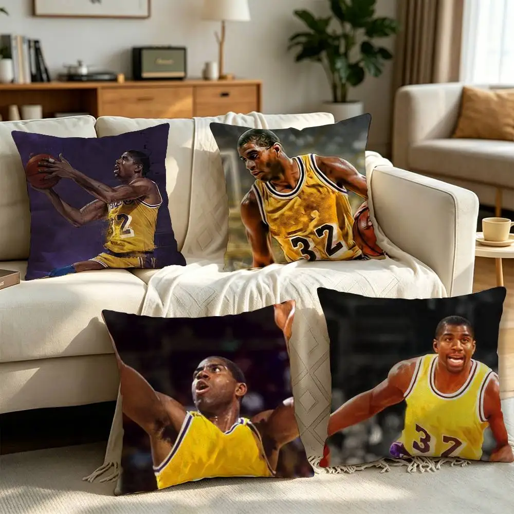 

Magic Johnson Pillow cover Simple solid color design Surprise For Multiple Bedroom Styles.