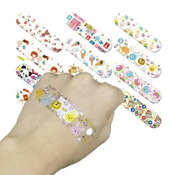 120 pçs crianças à prova dwaterproof água band aid respirável colando gesso coreano dos desenhos animados mini remendo de ferida para crianças primeiro adesivo bandagem