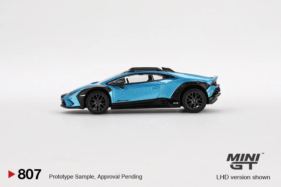 MINIGT 1:64 807 Huracán Sterrato Blu Aegir Diecast Model Car