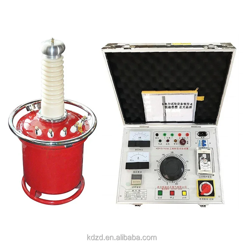 

Factory supplier oil immeresed AC/DC Withstand Voltage Testing set AC DC Hipot Tester Power frequency high voltage test device