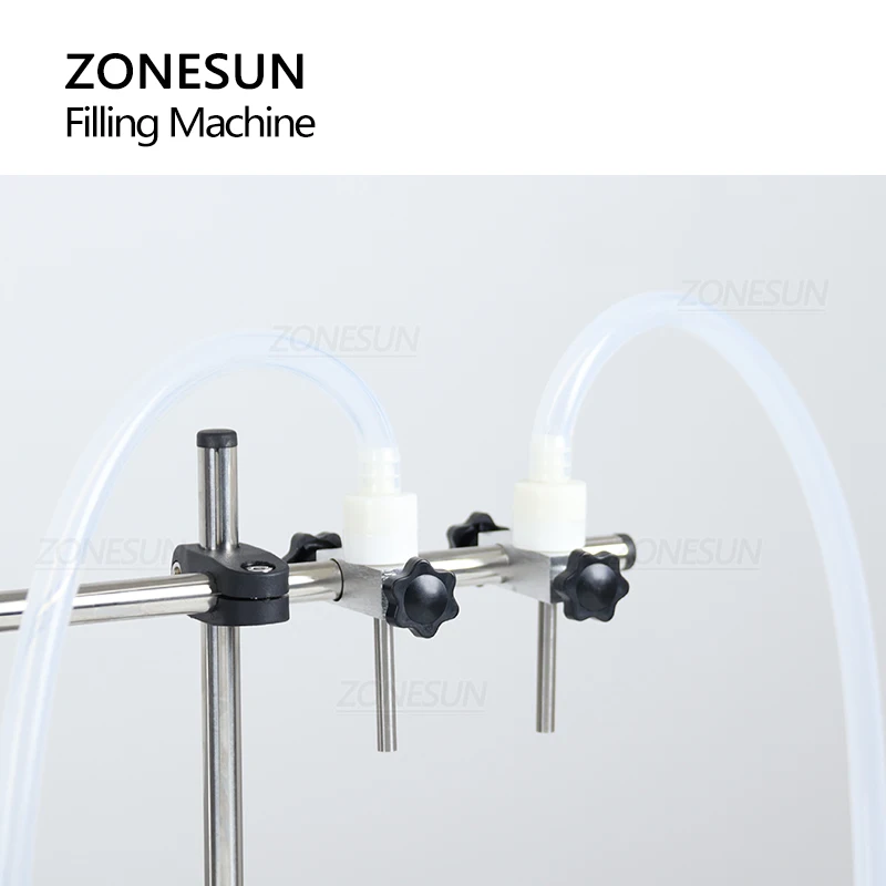 ZONESUN ZS-YTPP2 Liquid Filling Machine Double Heads Peristaltic Pump Bottle Water Juice Beverage Packaging Production Line