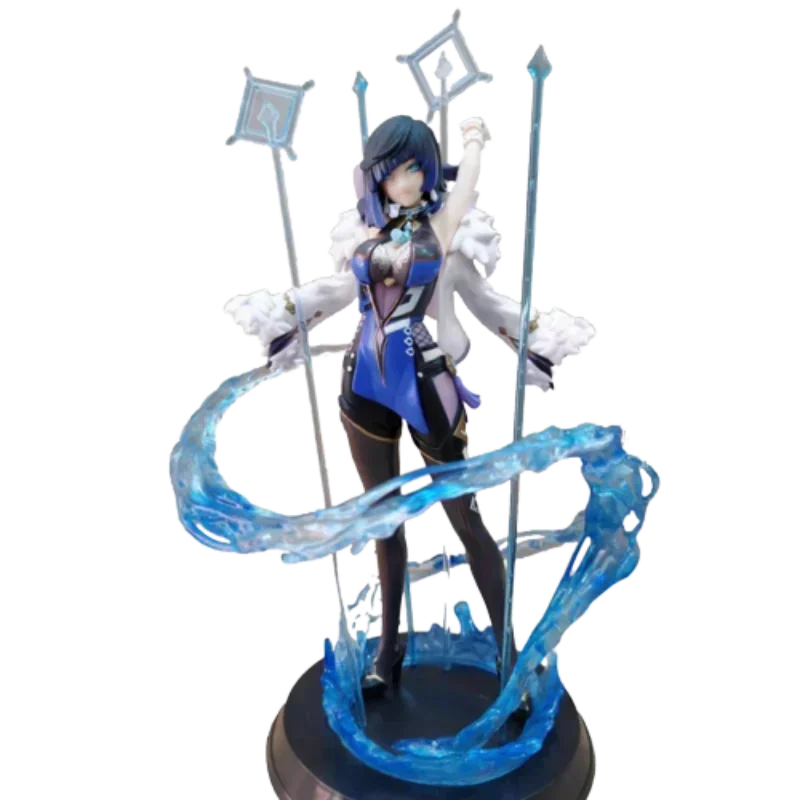 

31cm Genshin Impact Figures Maid Yelan Anime Girl Figurine Pvc Model Doll Toys Children's Birthday Gift That Collected Decorated