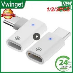 1/2/3PCS Charging Adapter ForApple Pencil 1st Generation Portable Type-C ToApple Pencil Charger Connector Accessories