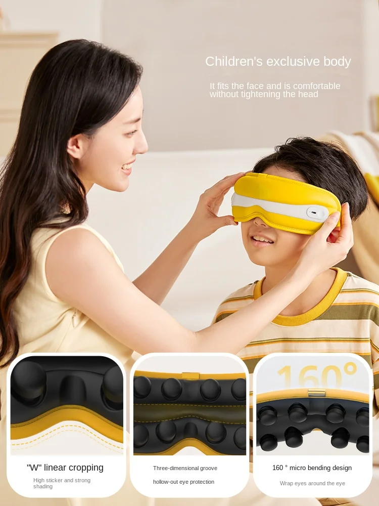 

Children's Eye Care Machine Massage Hot Compress Rechargeable Eye Mask Intelligent Voice