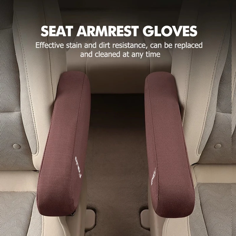 Car Seat Armrest Dust-proof Protector Cover Accessories For Skoda Rapid MK3 Derivative VisionS Yeti Scala Enyaq-iV Fabia view 3