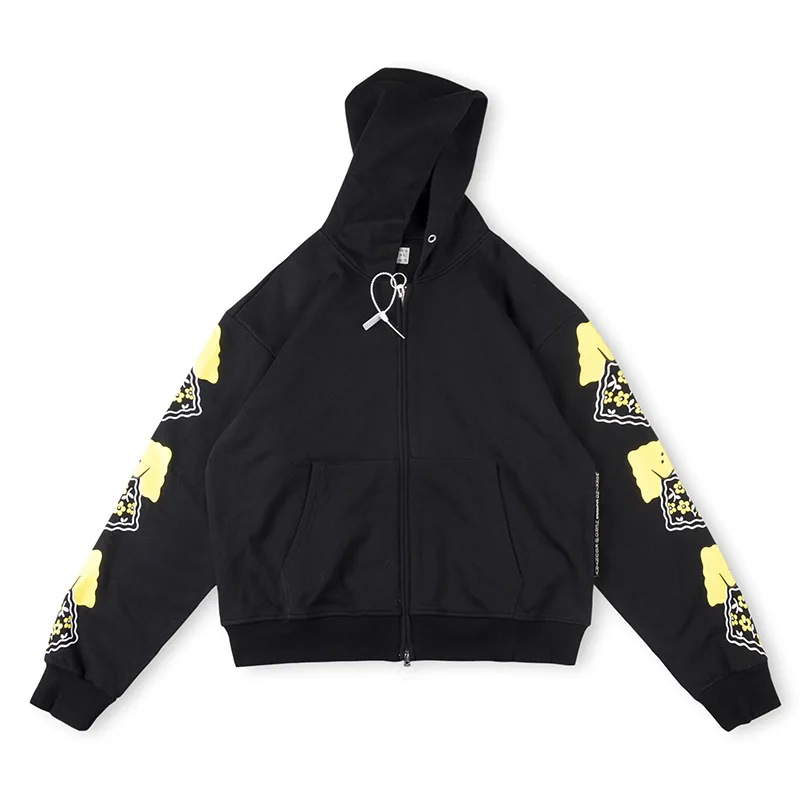 2025 new KAPITAL hoodie broken holes washed do old sweater men and women in Japan fashion tide brand loose