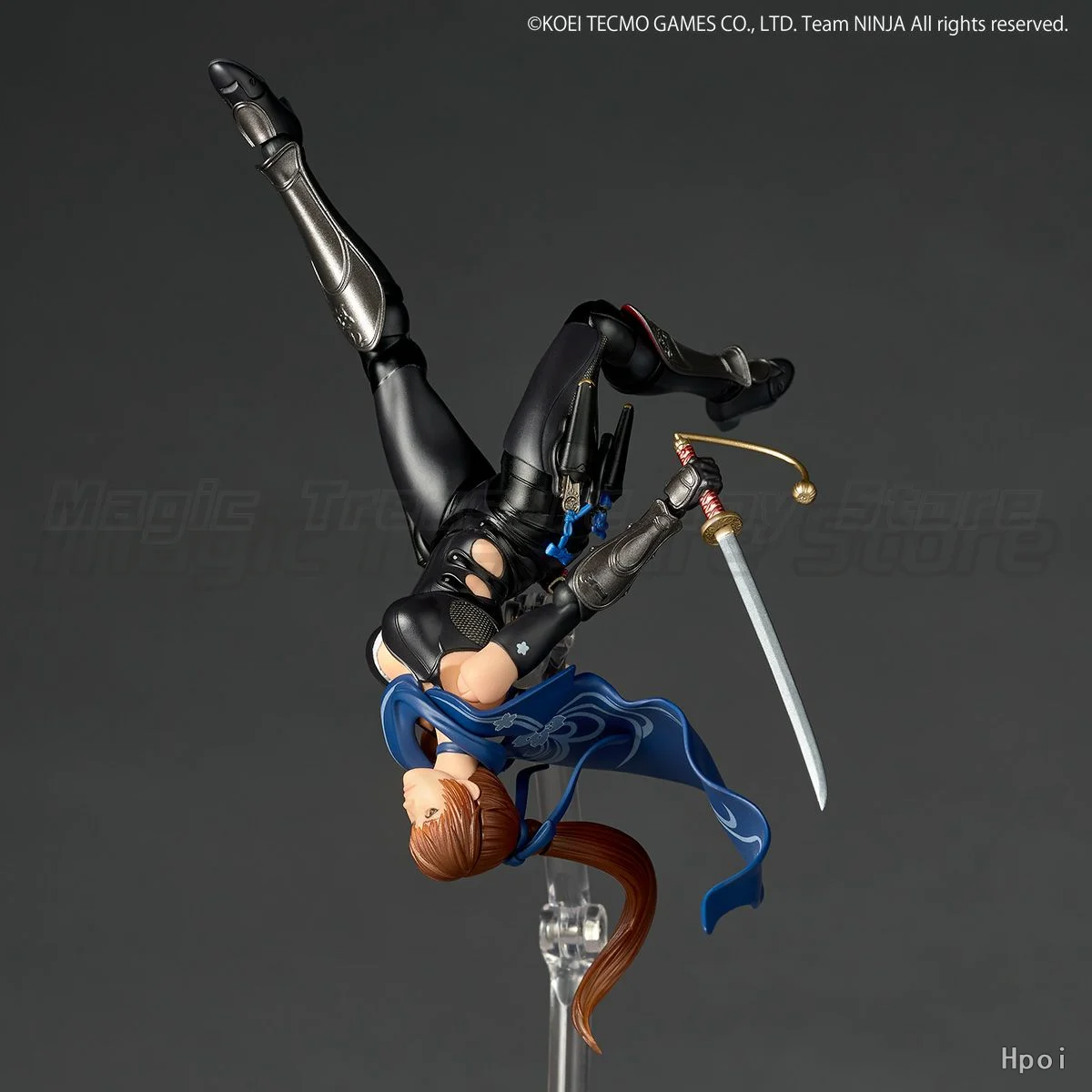 【Preventa】Original KAIYODO Revoltech increíble YAMAGUCHI Ninja Gaiden 3 Razor's Edge Kasumi figura de acción colección de juguetes