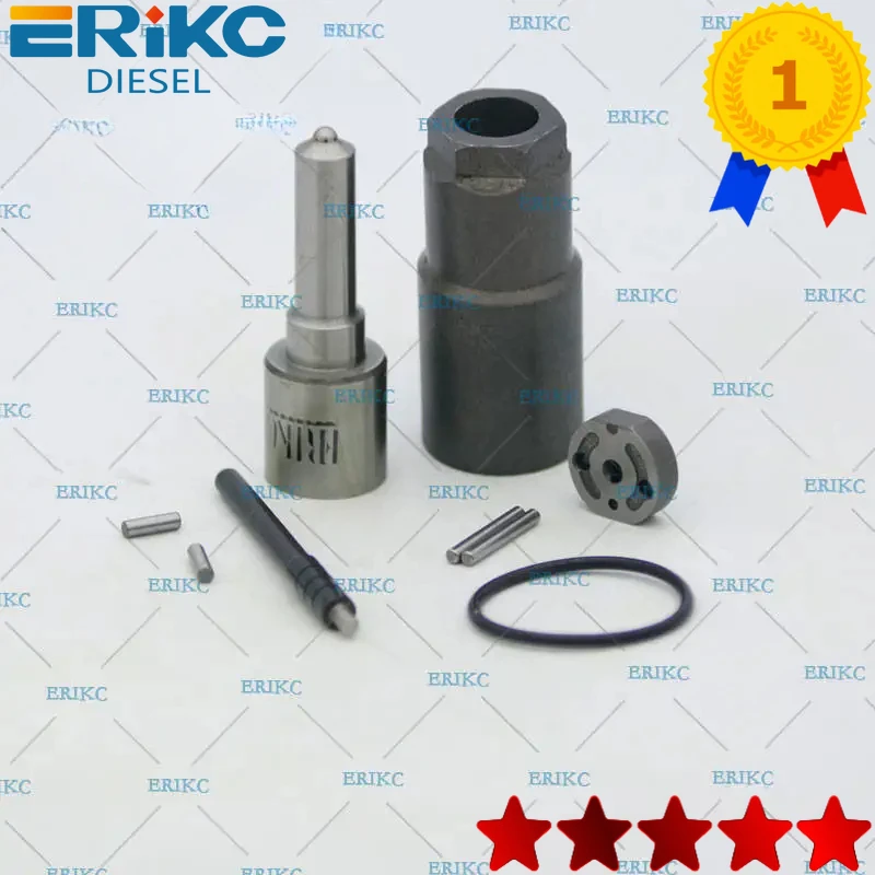 ERIKC 295050-0200 295050-0460 Injector Repair Kits Nozzle G3S6 Valve Plate , Pin, Sealing Ring for Denso 295050-0180 295050-0520