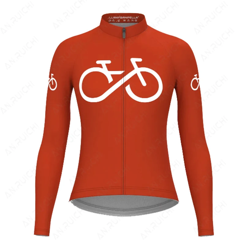 Autumn Long Sleeves Cycling Jerseys Breathable Quick Dry Bicycle Jersey Womens Outdoor Sport Mountain Road Bike Cycling Clothing