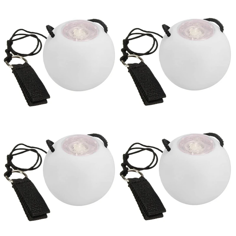 

L81A 2025-4 Pcs LED Poi Balls Glow Poi Balls LED Glow Toy Light Up Balls Rainbow High Strobe Spinning Ball For Children Adults
