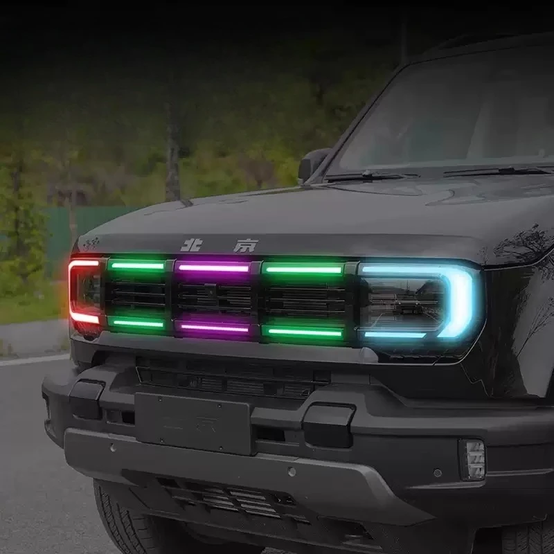 

For BAIC BJ40C 2025-2026 Daytime Running Light Film Color Changing Film Modified Special Bj40e Extended Range Lamp Film