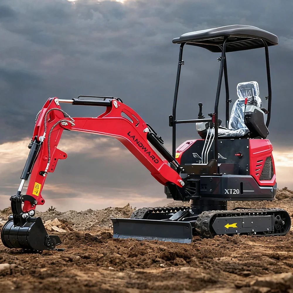 

Hot Selling Mini Excavator EPA Euro 5 Agricultural Compact Digger 2 Ton Hydraulic Crawler Excavator With Attachments Customized