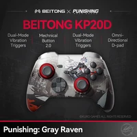 Controlador BEITONG KP20D PUNISHING: GRAY RAVEN LUCIA: CRIMSON WEAVE, Joystick TMR de Doble Modo con Vibración y Fuerza de Disparo Ajustable