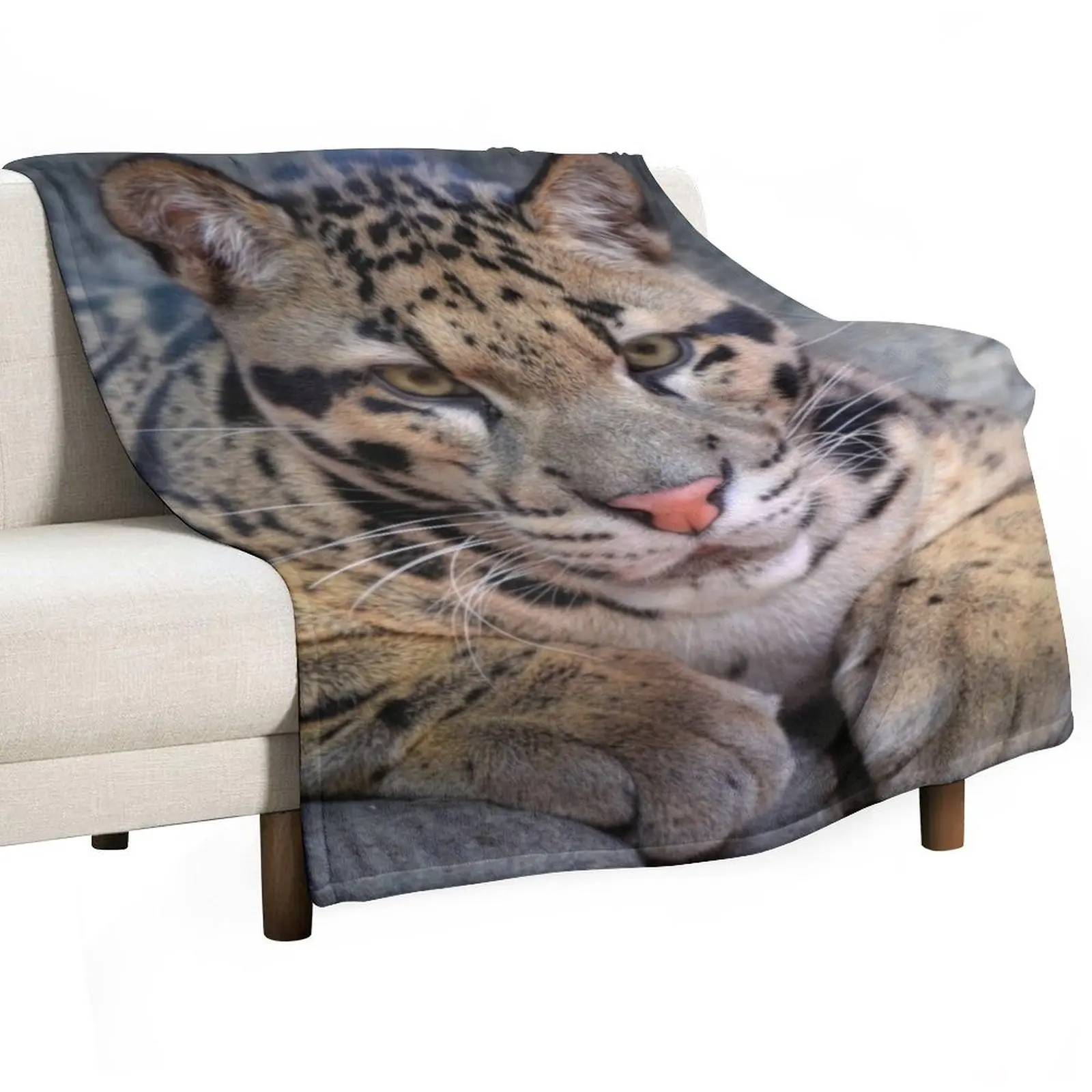 

Leopard Cub Throw Blanket Soft cosplay anime Bed linens Kid'S Blankets