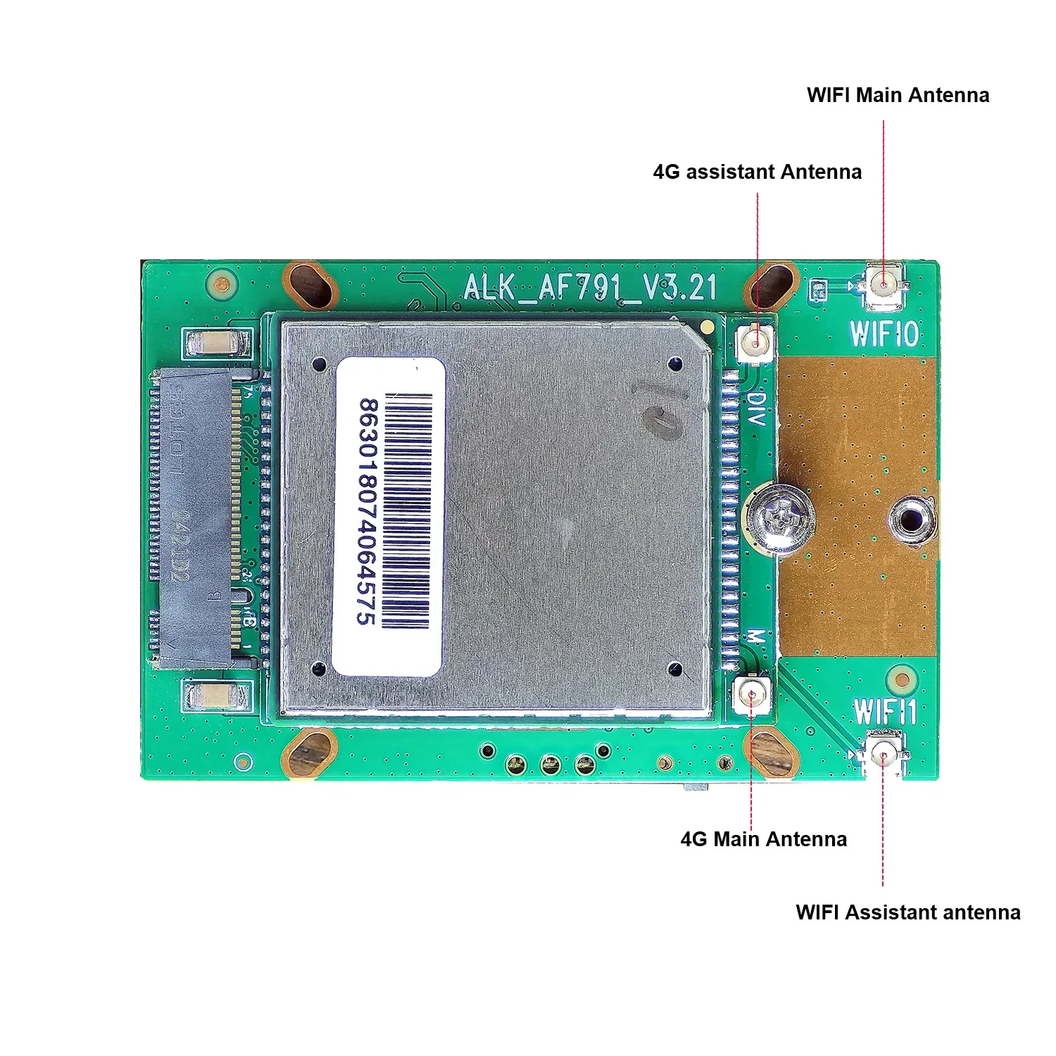 Wireless 4G +WIFI Router OpenVPN 4G Moudle 2x LAN 2.4G Wifi APN AP Sim for IP Camera PCB Board Router Cctv AF791 Mainboard
