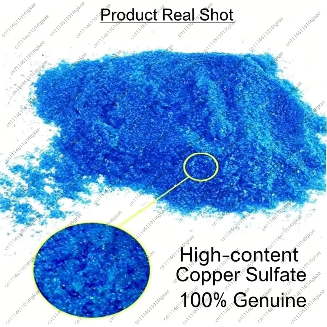 Blue Copper Sulfate Pentahydrate Crystals Water Soluble Garden Trace Element Fertilizer Soil Mineral Supplement