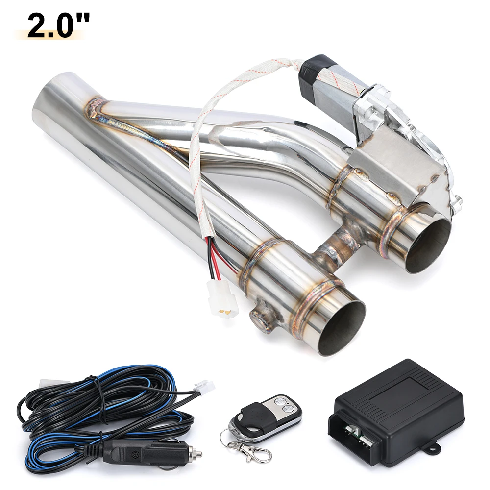 Universele 2 "2.25" 2.5 "3.0" Rvs 304 Elektrische Uitlaat Downpipe Uitsparing E-Cut Out dual-Klep Afstandsbediening Draadloze Nieuwe