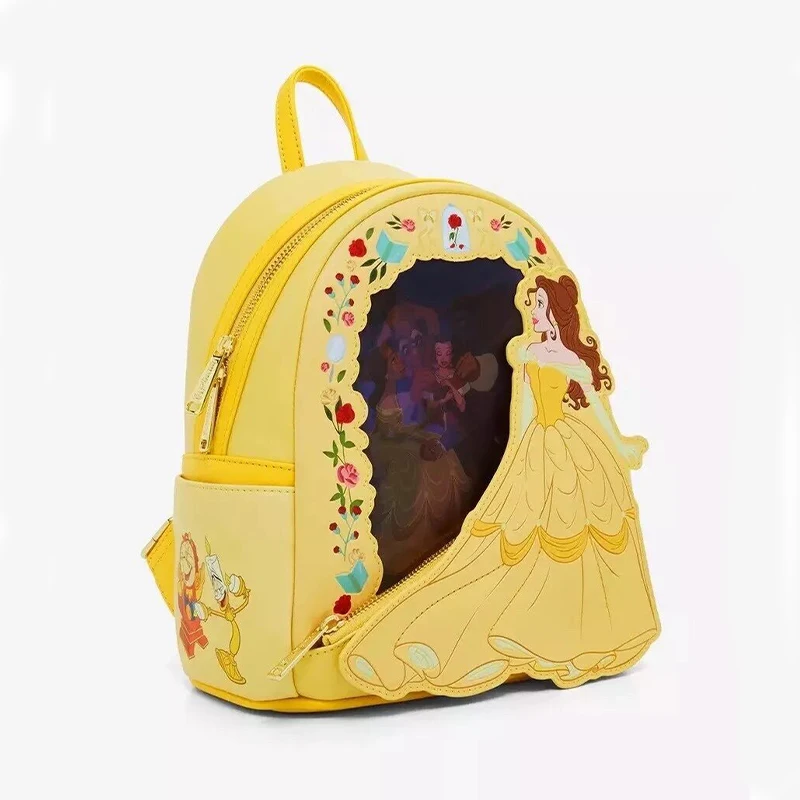 New Loungefly Disney Princess Beauty And The Beast Belle Princess Lenticular Mini Backpack Gives Girls Halloween Surprise Gift