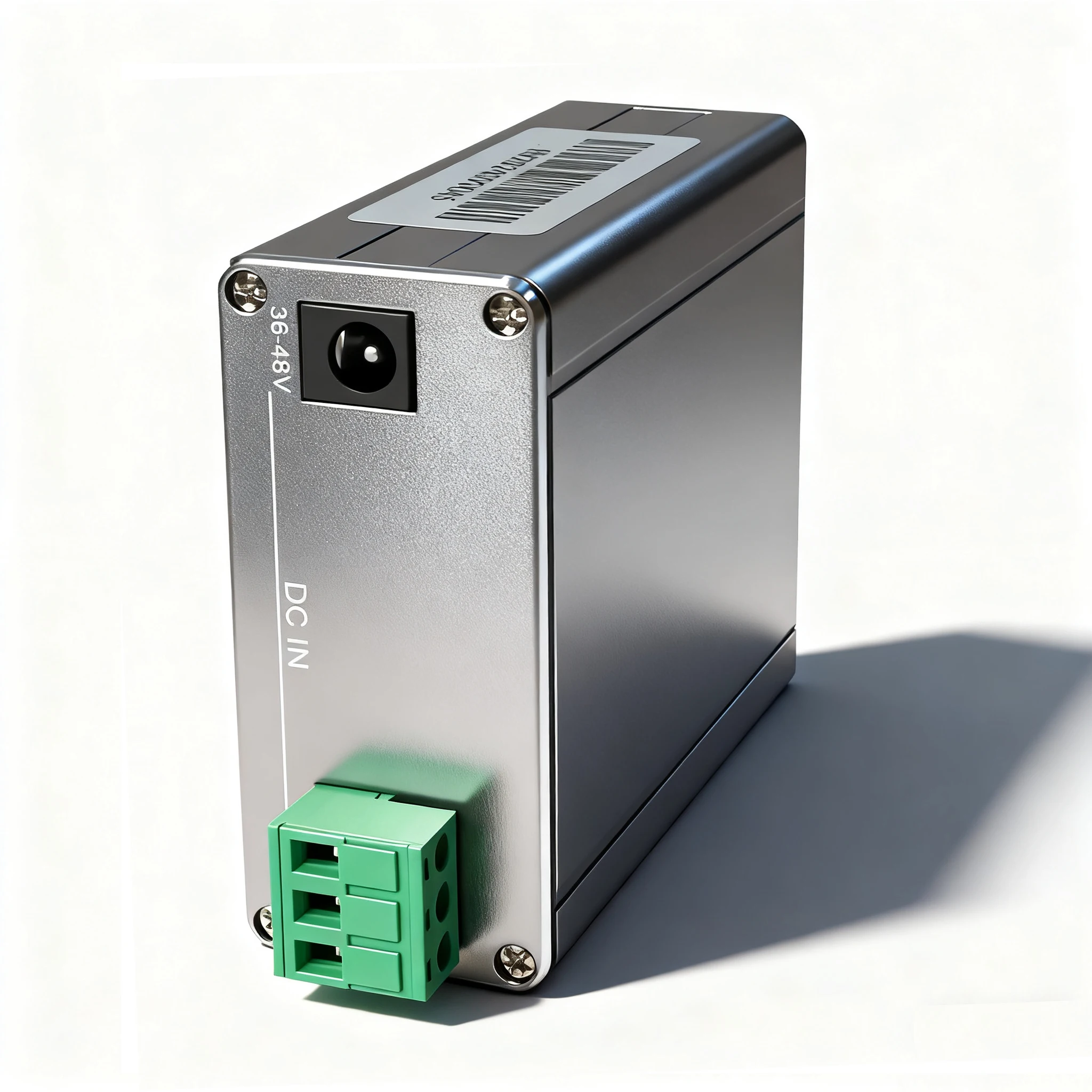デュアルDC電源入力 2.5Gbe POEインジェクター 802.3BT 最大90w出力 産業グレードPOEアダプター