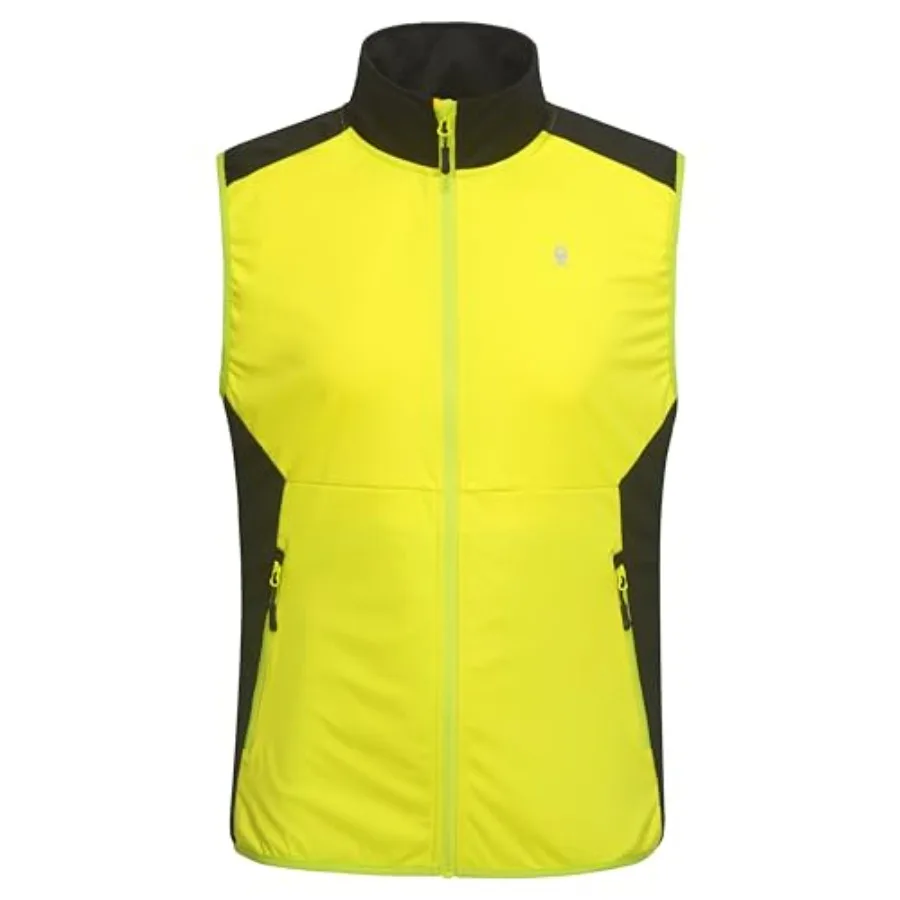 

Little Donkey Andy Men's Water-resistant Outerwear Vests Stretch Windproof Vest for Cycling Running Golf