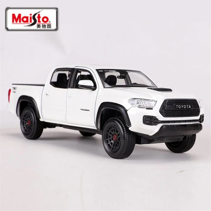 Maisto 1/27 TOYOTA Tacoma TRD PRO Pickup modello di auto in lega pressofuso giocattolo in metallo fuoristrada modello di auto alta simulazione