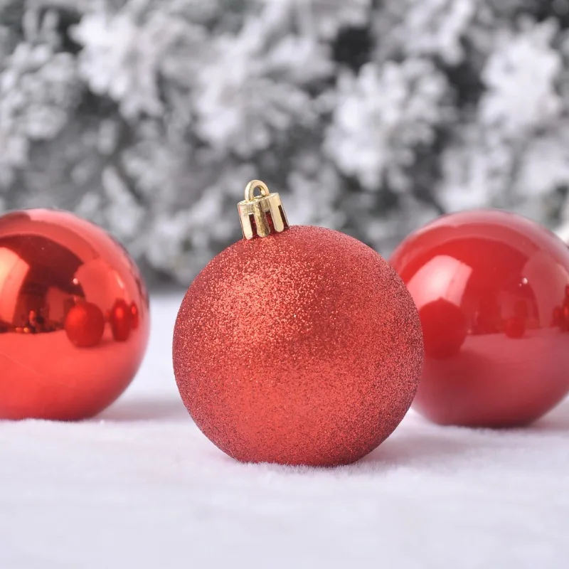 مجموعة زينة عيد الميلاد مكونة من 36 قطعة - ديكور معلق على شكل ندفة الثلج ونجمة من البلاستيك المتنوع لشجرة عيد الميلاد والمنزل والحفلات