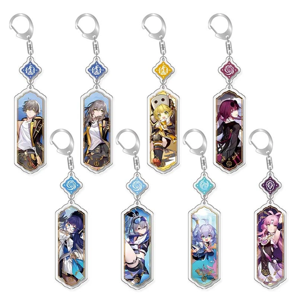 58 мм игра Honkai: Star Rail Pom-Pom Stelle Caelus Misha Aventurine Acheron косплей брелки брелок косплей акриловый брелок
