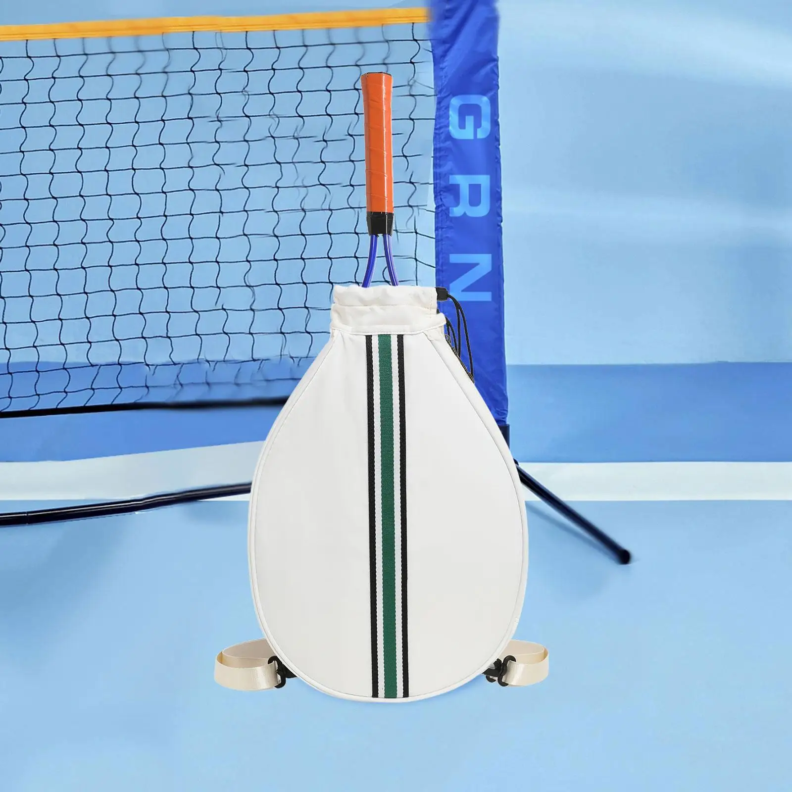 

Сумка для теннисной ракетки, водонепроницаемый чехол для ракетки с регулируемым плечевым ремнем, сумка для бадминтонной ракетки, для игры на открытом воздухе