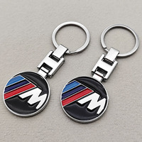 Women Men High Quality Metal Car Keychain  Logo M Auto Badge Key Ring For BMW M Sport M3 M4 M5 X3 X5 X6 X3M X5M Accessories ﻿