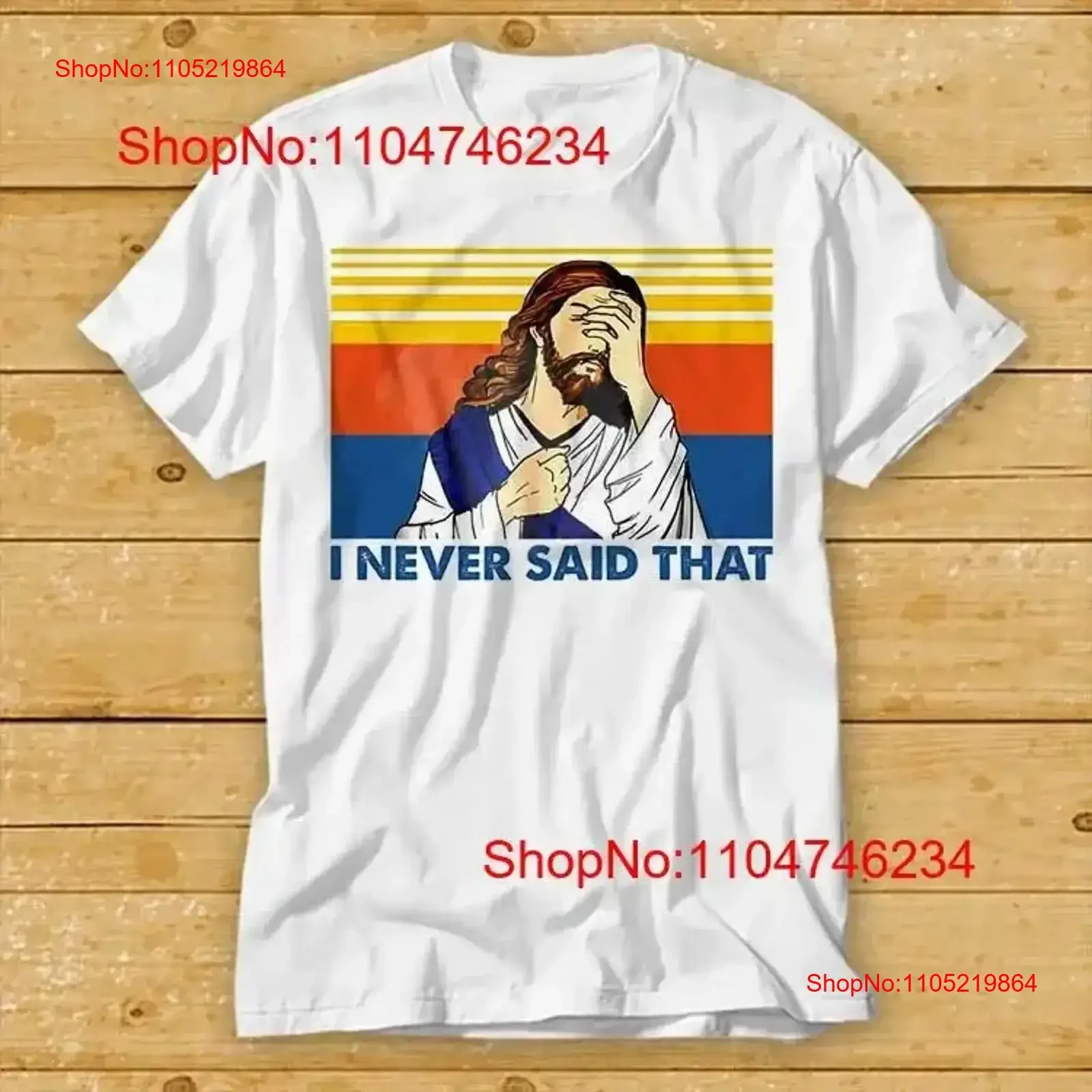 Футболка «Я никогда не сказал, что забавная христианская церковь Иисус» с музыкальным фильмом, мем 2276, винтажная стираная домашняя дышащая мягкая слегка