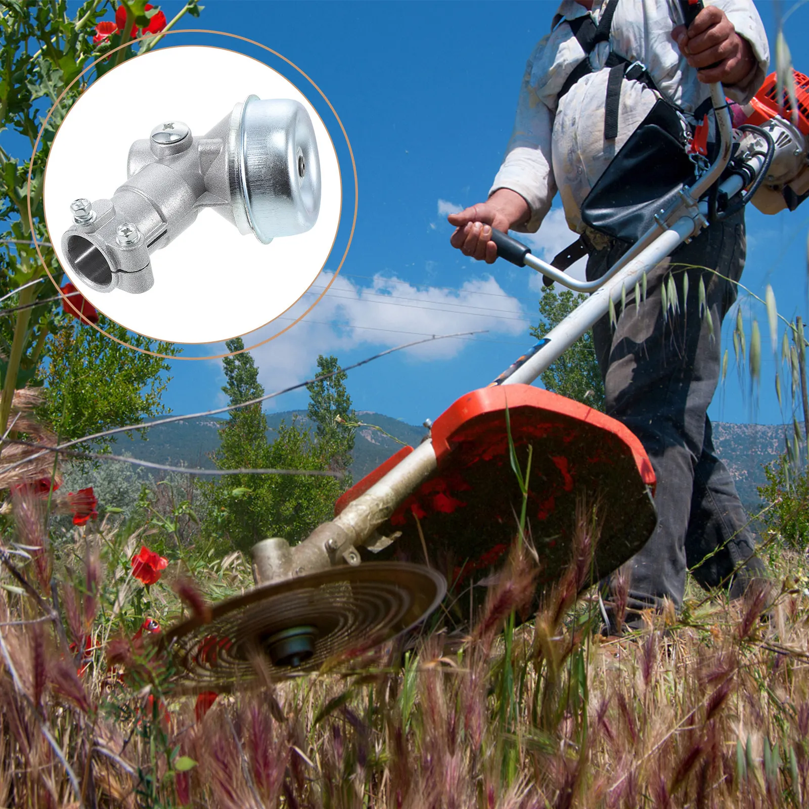 

Запасная головка редуктора для триммера для газонов: прочный материал, безопасность, легкость, повышение эффективности работы, высокое качество, редуктор для газонокосилки