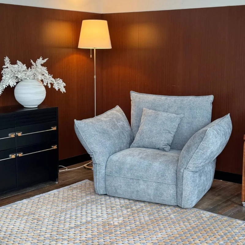 

Petal sofa, odd curved Internet celebrity corner, Italian minimalist large apartment designer single sofa